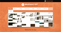 Desktop Screenshot of medilandfertility.com