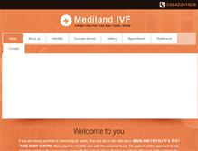 Tablet Screenshot of medilandfertility.com